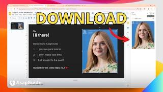 Easy Way to Download Image from Google Slides