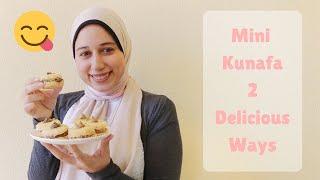 Delicious Mini Lotus Biscoff & Nutella Kunafa | Ramadan Recipes