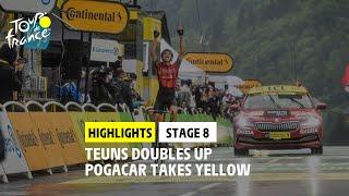 Highlights - Stage 8 - #TDF2021