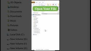 How to recover an unsaved file in Excel | #shorts