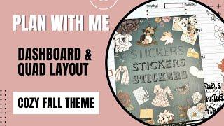 Plan With Me | Dashboard & Quad Layout