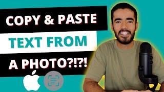 How to Copy & Paste Text from Photo in iOS 15 | LIVE TEXT