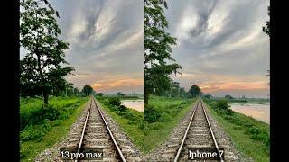 Iphone 13 pro max vs Iphone 7 daylight camera comparison , 4k slow Motion test