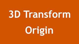 [ Css3 In Arabic ] #20 - 3D Transform - Transform Origin, Style