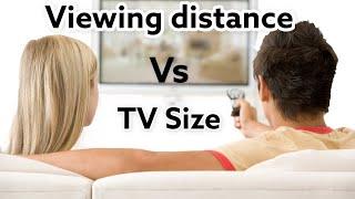 TV Size Vs Viewing Distance and how it affects you. (2022 updated guidelines)