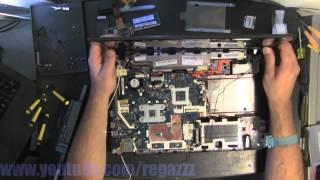 ACER ASPIRE 5750 5750G  take apart, disassemble, how to open, video disassembly