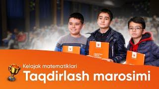 "Kelajak matematiklari" ni taqdirlash marosimi | Yakkasaroy filiali