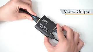 HDMI Video capture with loop out Video Record Live video device