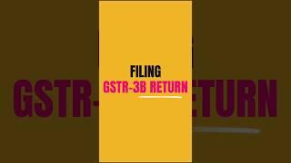 #gstr3b GSTR3B Return Filing | Last Date GSTR-3B Filing On 20th | GST Return Filing | #gstr3bfiling