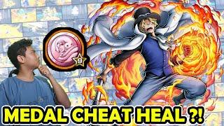 CHEAT MULTI HEAL !! SABO MAKIN BROKEN PAKAI MEDAL INI - ONE PIECE BOUNTY RUSH