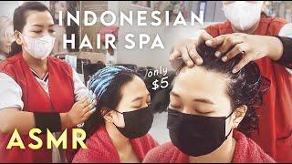 ASMR Creambath | Enjoy a Relaxing Hair Spa in Indonesian Salon