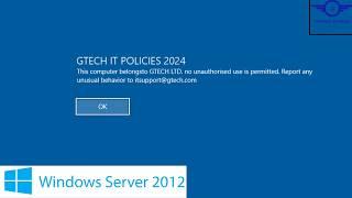 How to Add a Logon Banner using Group Policy in Active Directory | Windows Server 2012 R2