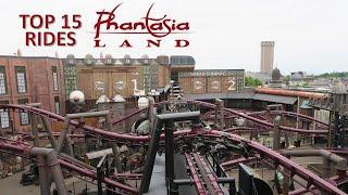 Top 15 Rides at Phantasialand