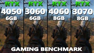 Laptop RTX 4050 vs 3060 vs 4060 vs 3070 Gaming Benchmark Test | @StealthGamerSG