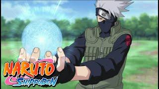 Naruto se enoja con Kakashi porque también hace el Rasengan