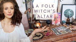 A FOLK WITCH'S ALTAR | TOOLS, CHARMS, SPELLS, RITUALS, MAGICK | INTUITIVE WITCHCRAFT #witchcraft