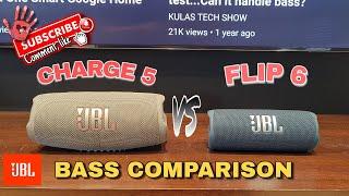 JBL Charge 5 vs JBL FLIP 6 Bass Comparison