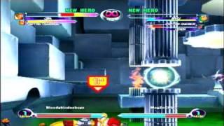 Marvel vs Capcom 2: HD Remix: PS360HD vs Brokengamevideoz (match 3(online match #11)