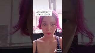 Ahegao Prank on TikTok girl