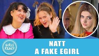Girls React - Natt - Flirting with people on Omegle as a Fake Egirl  Voice Trolling. Reaction