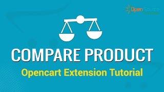 Compare Product - OpenCart Video Tutorial