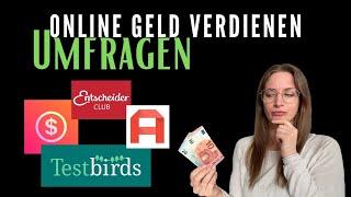 online Geld verdienen mit Umfragen I Meine Erfahrungen & Plattformen, die ich nutze