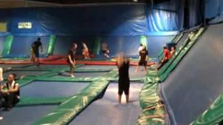 Nate really fast backhandspring skymania