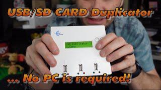 Stand Alone USB/SD Card Duplicator! No PC required!