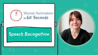 How speech recognition works in 60 seconds!