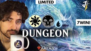 Limited Forgotten Realms - W/B/u DUNGEON : DRAFT da 7 WIN ! | Dungeons & Dragons | [Magic Arena ITA]