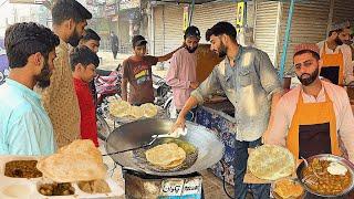 100/- Rs PAKISTANI MOST WANTED BREAKFAST  PEOPLE LOVE IT CHANA PURI PLATE - BEST FRESCO HALWA PURI