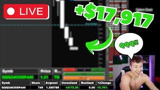 How I MADE $17,917 Trading QQQ!