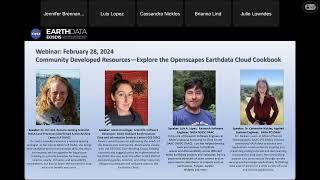 Community Developed Resources:  Explore the NASA Openscapes Earthdata Cloud Cookbook