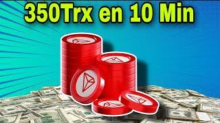 Gagner 350TRX en 10 Minutes avec cette plate-forme || #crypto #cryptocurrency