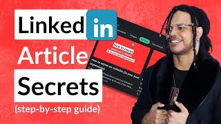 How to Post an Article on Linkedin (step-by-step guide)