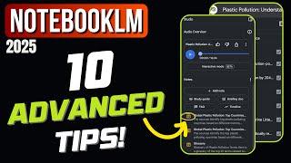 NotebookLM - 10 Rare Tips to level up your Research & Content Creation!