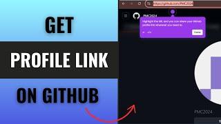 HOW TO GET GITHUB PROFILE LINK!