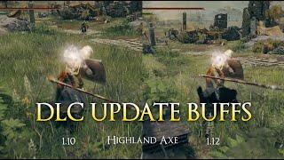 Elden Ring 1.10 vs 1.12 Charged Attack Buff Comparison