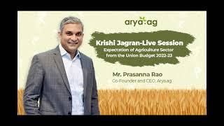 Prasanna Rao, Co-Founder and CEO, Arya.ag, at Krishi Jagran