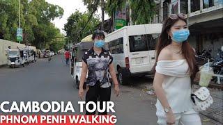 Cambodia tour Phnom Penh walking 2021
