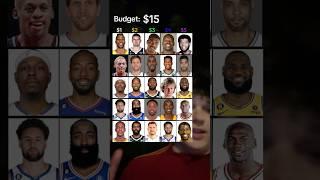 NBA Team on a Budget #nba #basketballseason #basketball