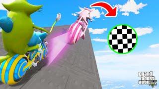 Pink Panther Trying To DEFEAT OGGY AND JACK In DEADLINE Racing Challenge! GTA5