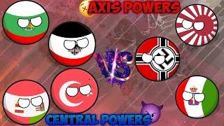 ️ Empires in nutshell️‍️|All Part|Central Powers vs Axis:Clash!|#shorts #countryballs #mapping