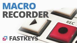 Macro Recorder - Quickly record whatever you do on a computer and then play it back when needed.