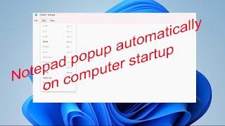 Notepad File Opens Automatically in Windows 10 Startup | Desktop.ini [ Quick Tutorial ]