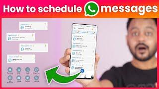 How to schedule WhatsApp Messages in Hindi | WhatsApp Tricks | Fiiber