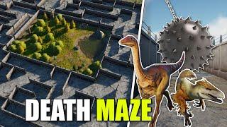 I Made 200+ Dinosaurs Escape A Death Maze In Jurassic World Evolution 2