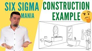 DMAIC contstruction example - with process mapping/ Six Sigma Methodology examples /