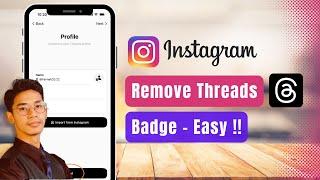 How to Remove Threads Badge on Instagram !