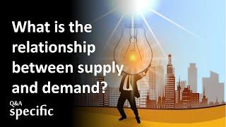 What is the relationship between supply and demand?